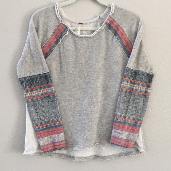 Free People Tops - Free People Sweatshirt Size Small